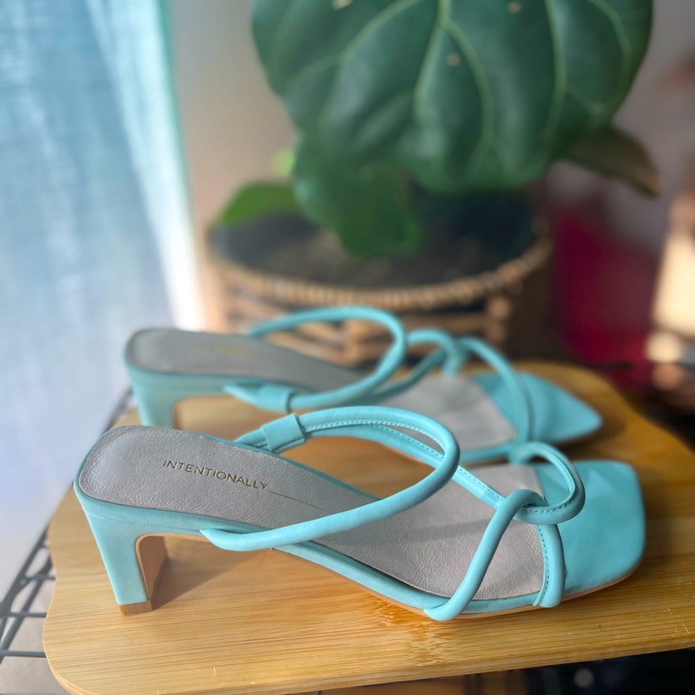 Intentionally Blank Kitten Heels